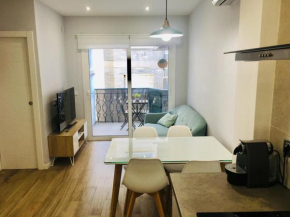 Apartamento a 50 mts playa con piscina en Blanes muy céntrico y acogedor.